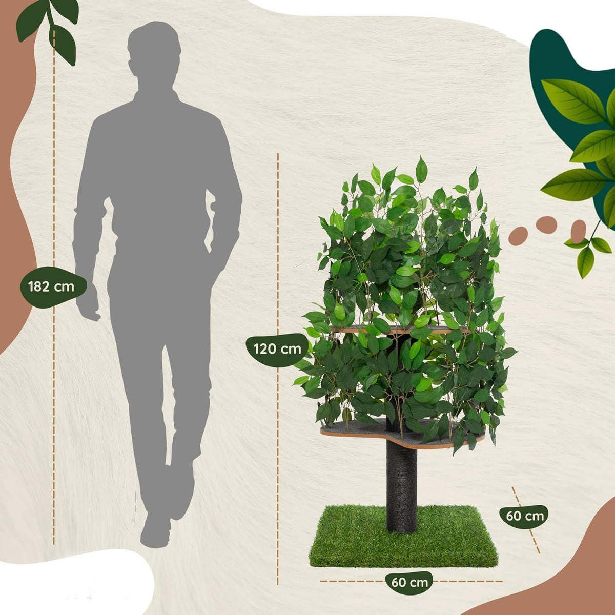 arbre à chat pour chats d'intérieur