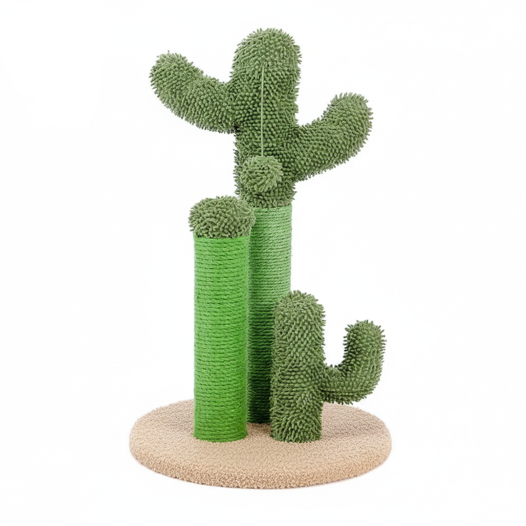 Arbre à chat design avec espace litière FélinLuxe