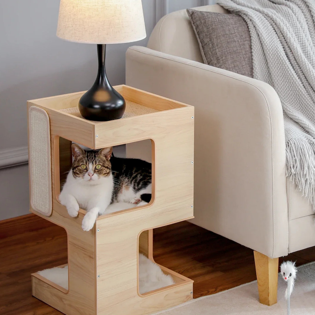 Arbre à chat multi-niveaux condo Luxigriff élégant