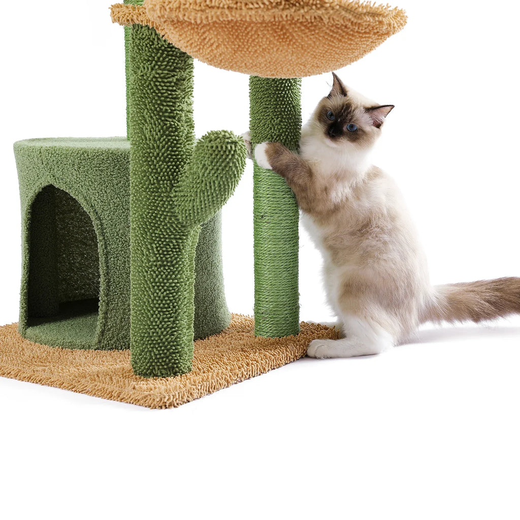 mobilier pour chats arbre à chat vert