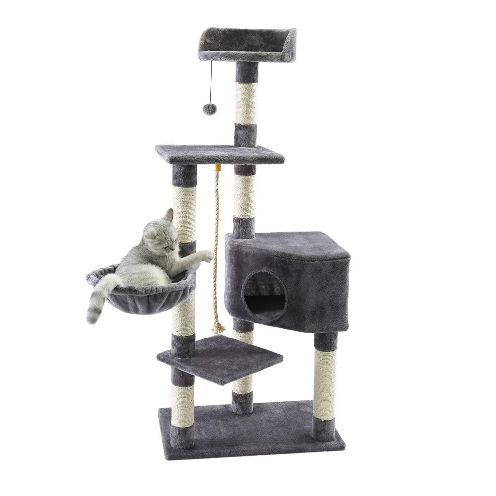 arbre à chat gris foncé - nid perché - l