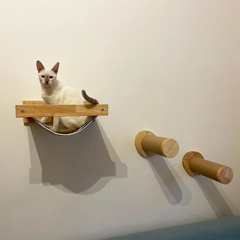 accessoires pour arbre à chat en bois