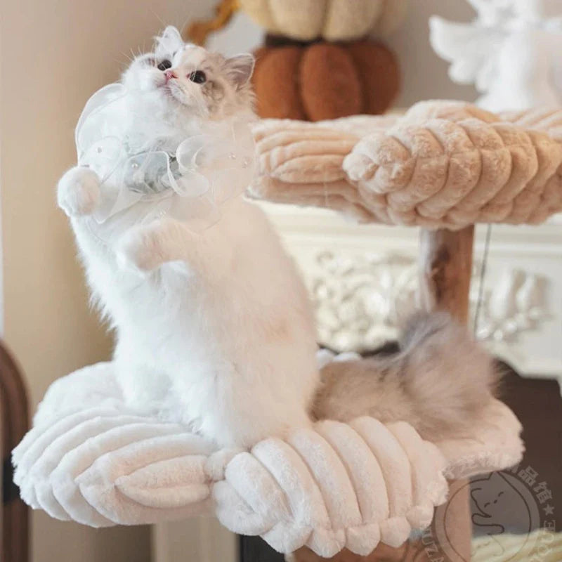 arbre à chat design fleur