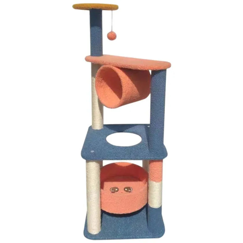 arbre à chat multifonction coloré nekonest