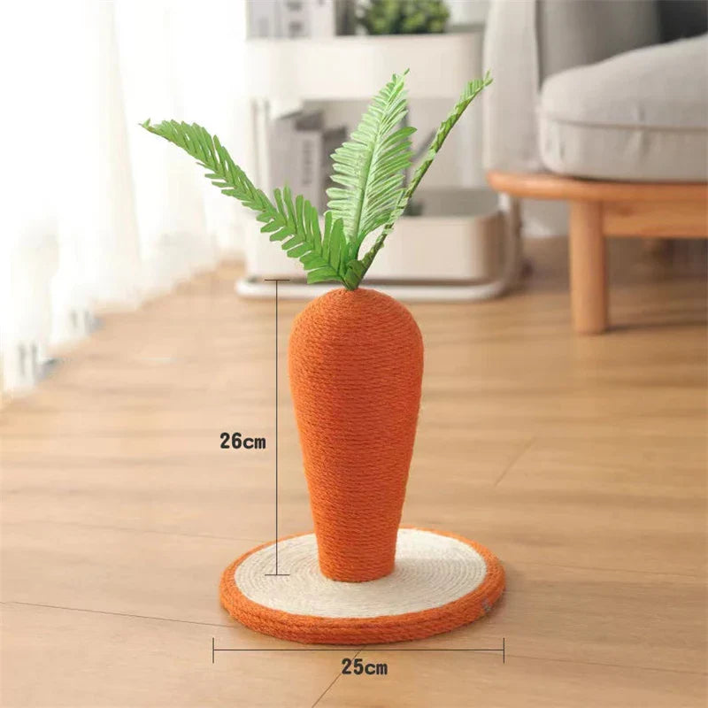 grattoir arbre à chat carotte
