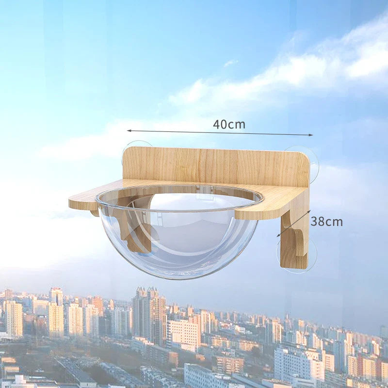 étagères murales pour chat à ventouses skyview