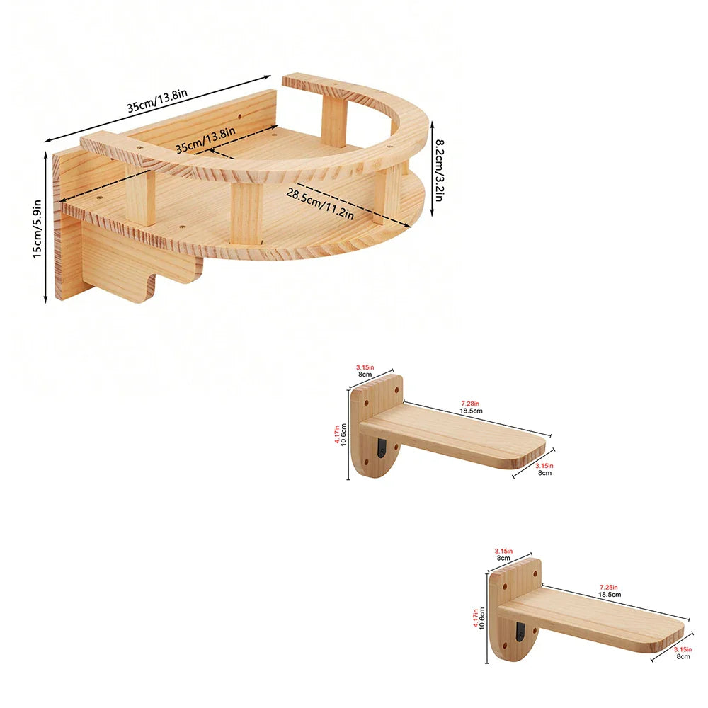 zone de jeu pour chats avec escaliers