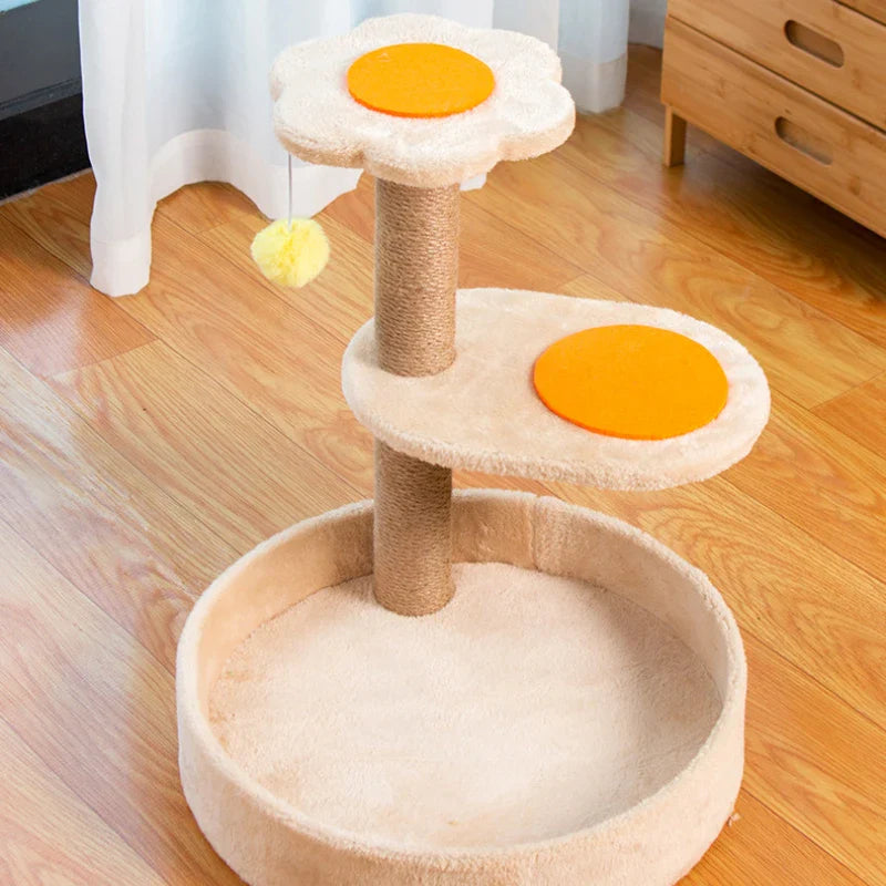 arbre à chat oeuf ronron