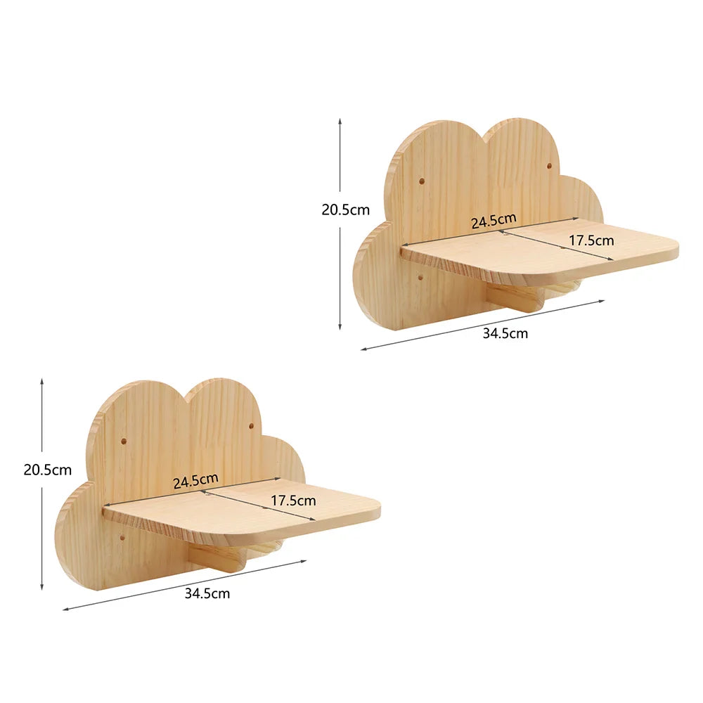 arbre pour chat mural en bois