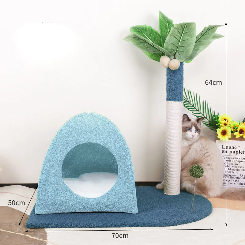 arbre à chat design plage des chats