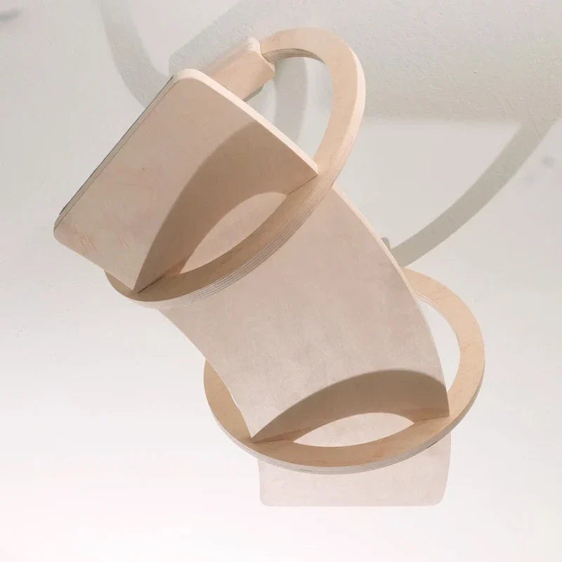 arbre à chat en bois pont suspendu