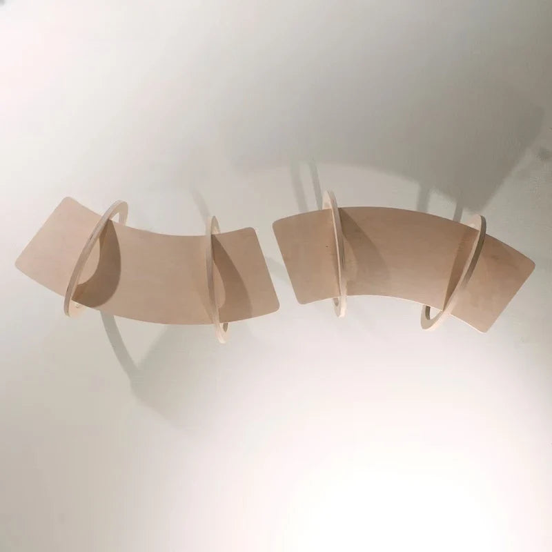 arbre à chat design bois suspendu