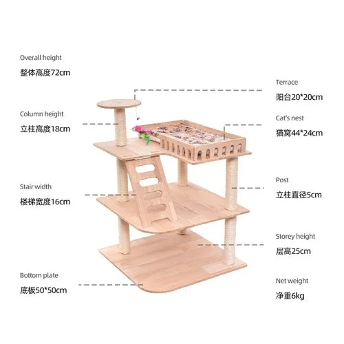 arbre à chat confortable woodlandpaws