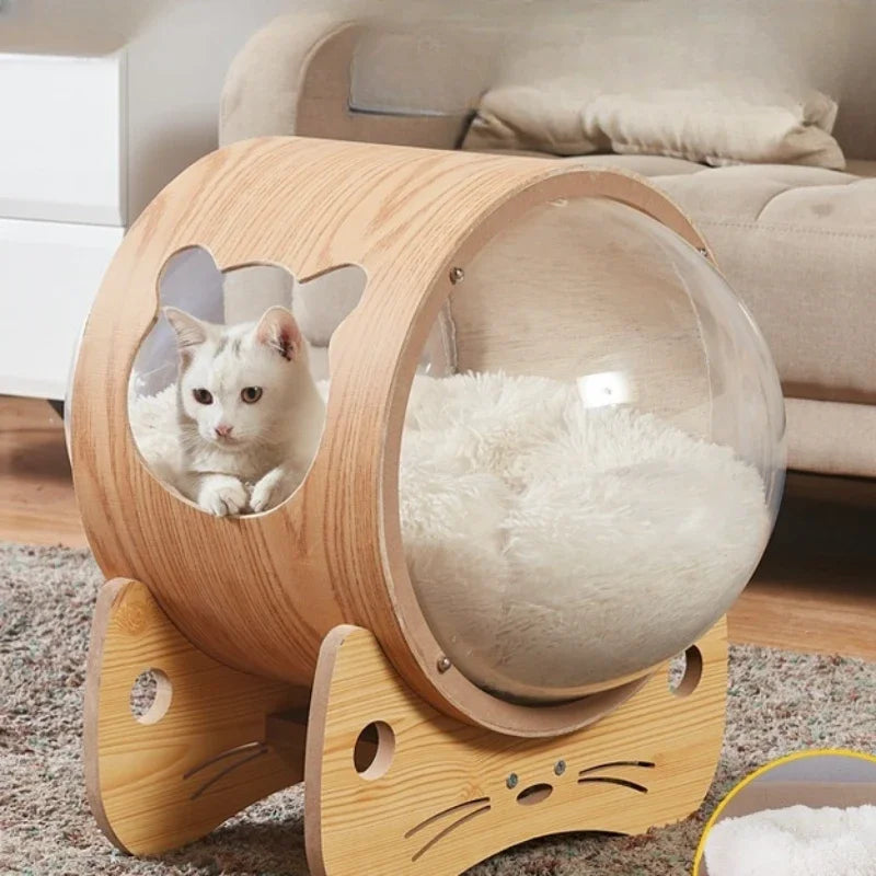 dôme perché pour arbre à chat moderne