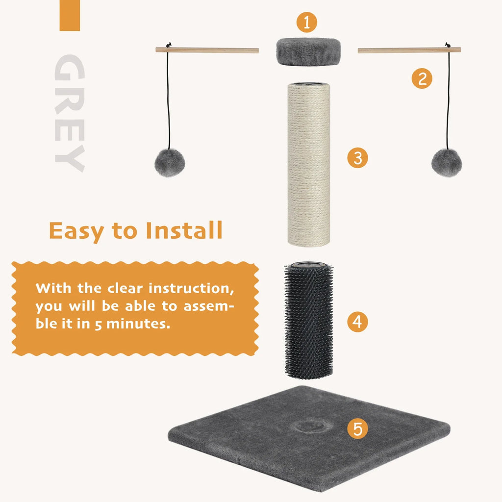 griffoir compact pour chat modèle pawsplay