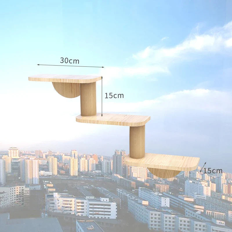 étagères pour chat avec vue modèle skyview