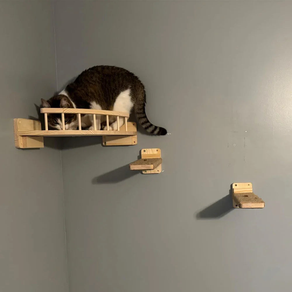 kits pour arbre à chat mural bois