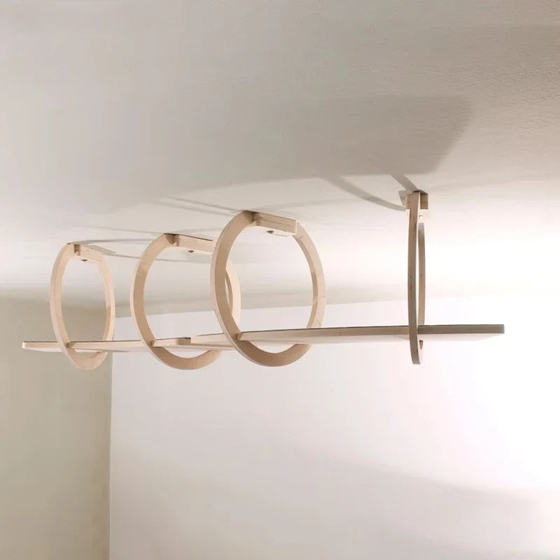 arbre à chat en bois moderne avec pont