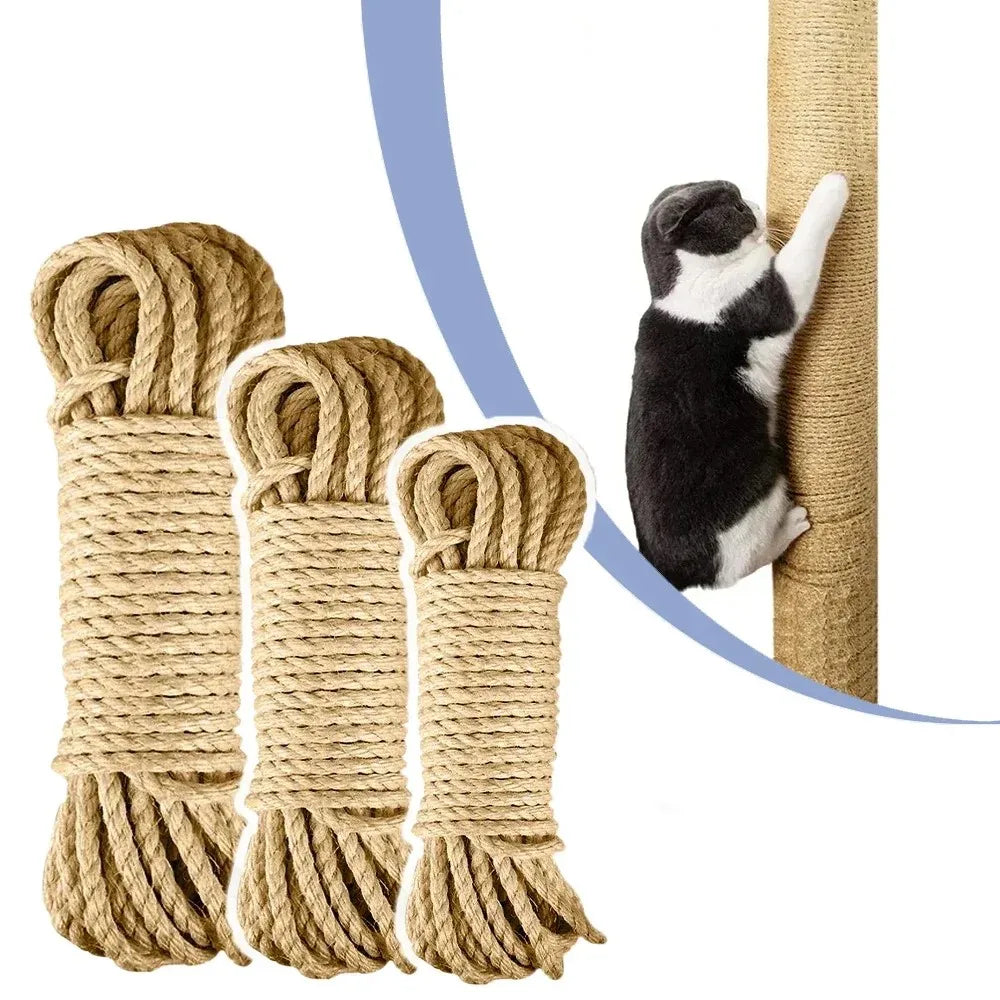Corde De Sisal Naturel Pour Griffoir De Chat - Modèle "griffonature"