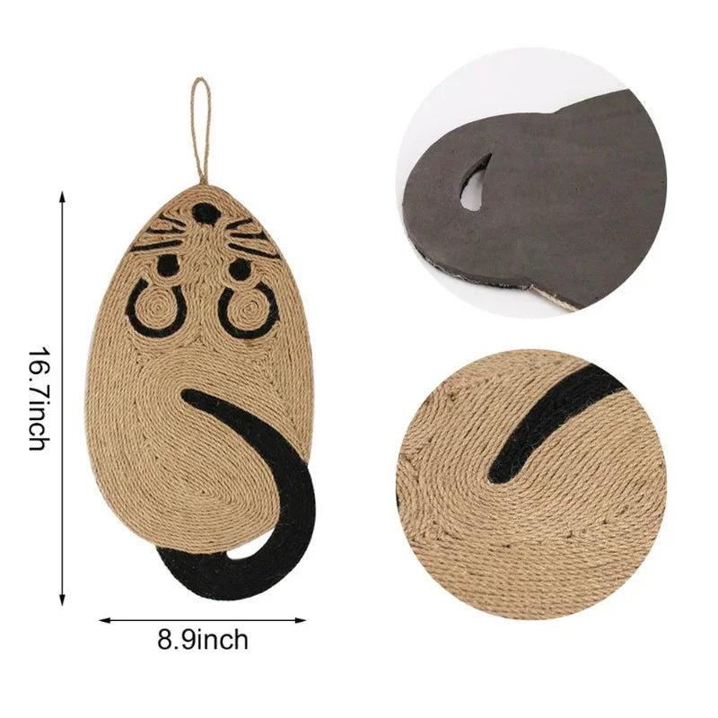 griffoir en carton pour chat souris