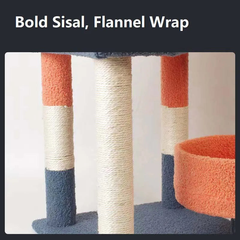 arbre à chat pour chatons coloré nekonest