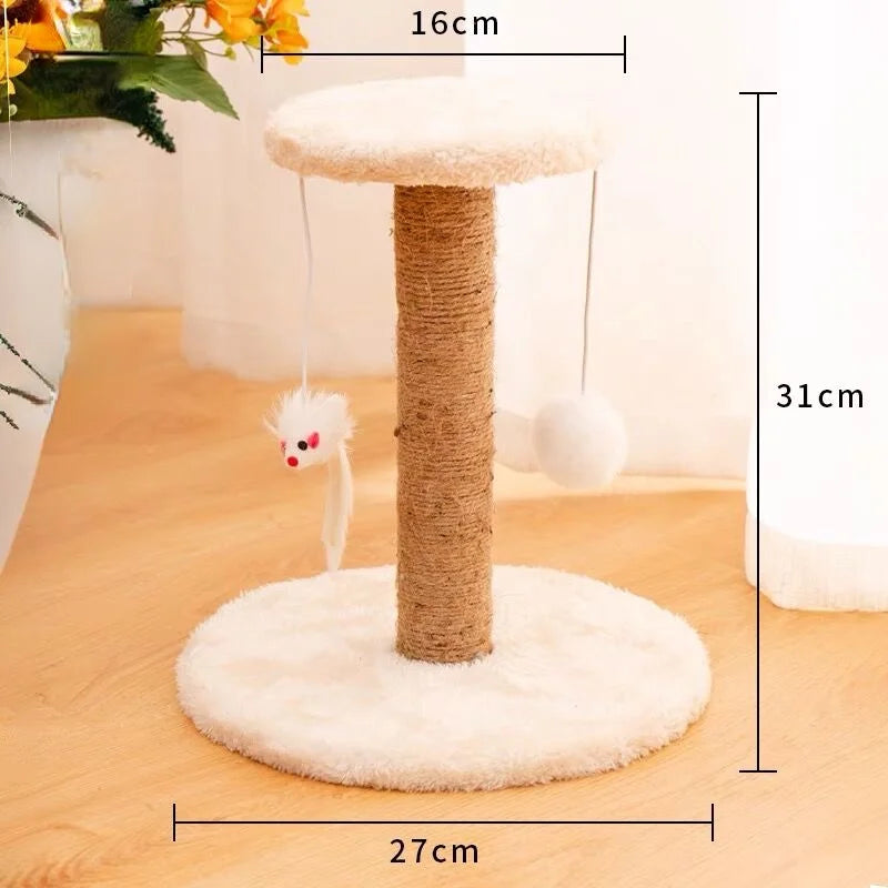 arbre à chat pour chatons avec griffoir