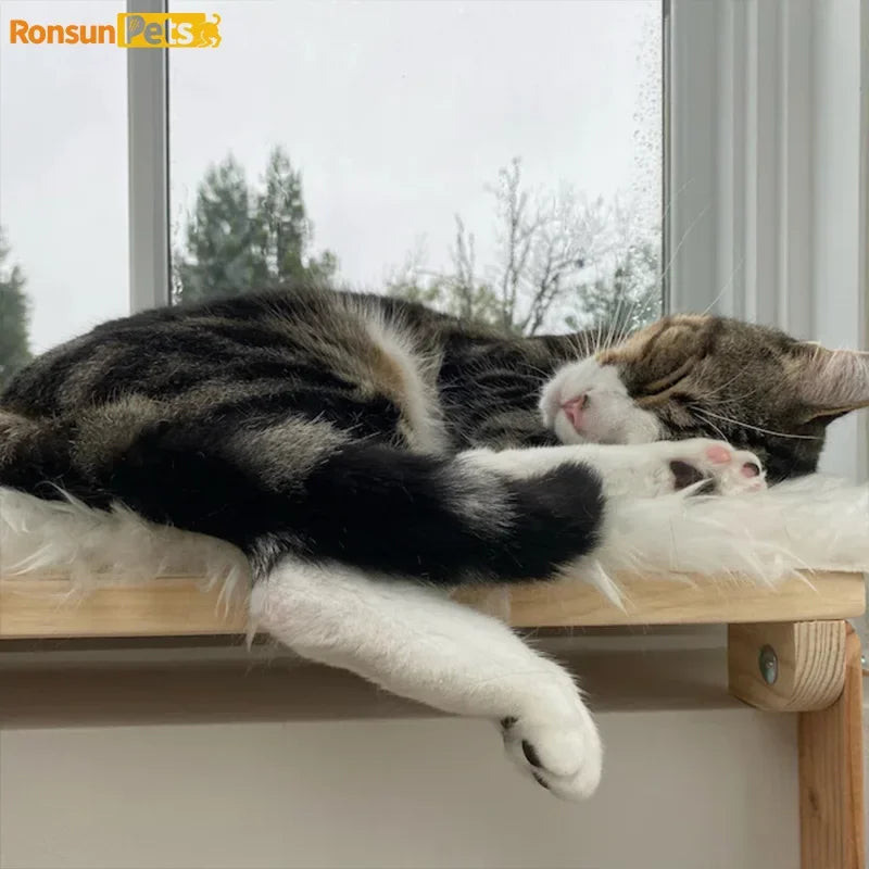 meuble pour chat en bois