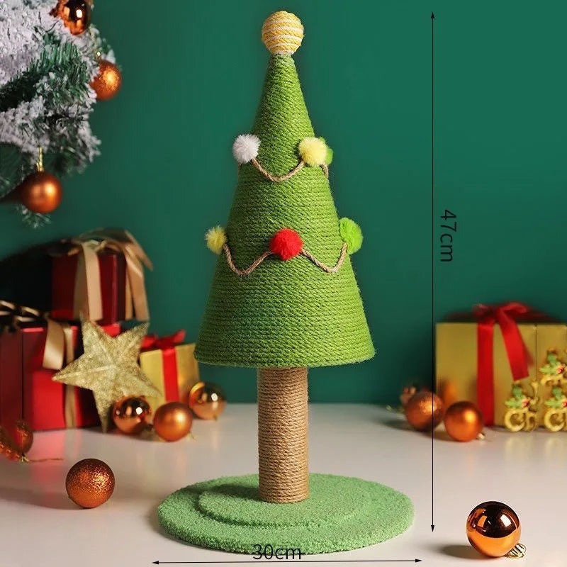 arbre à chat festif pour Noël
