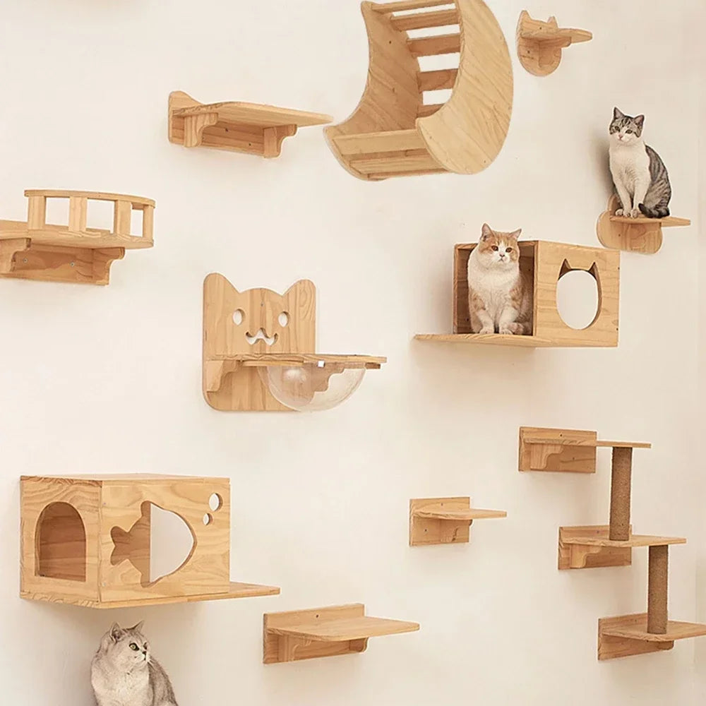 arbre a chat design mural