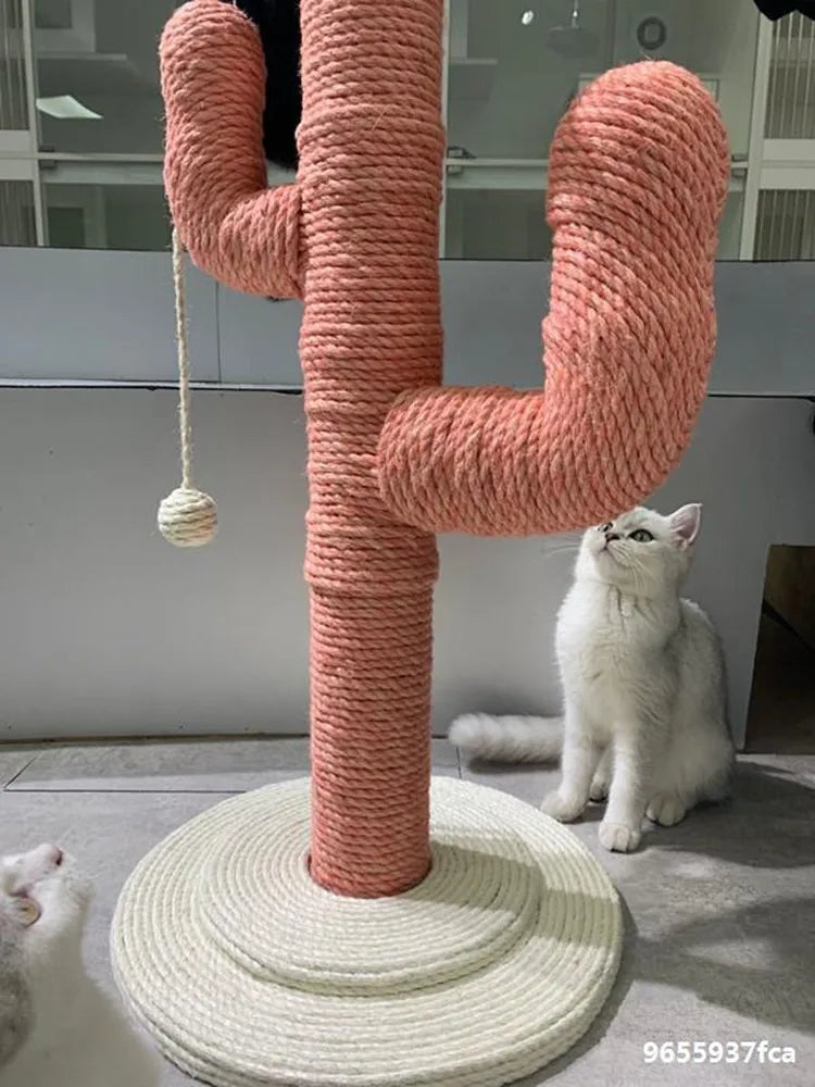 arbre à chat design cactus