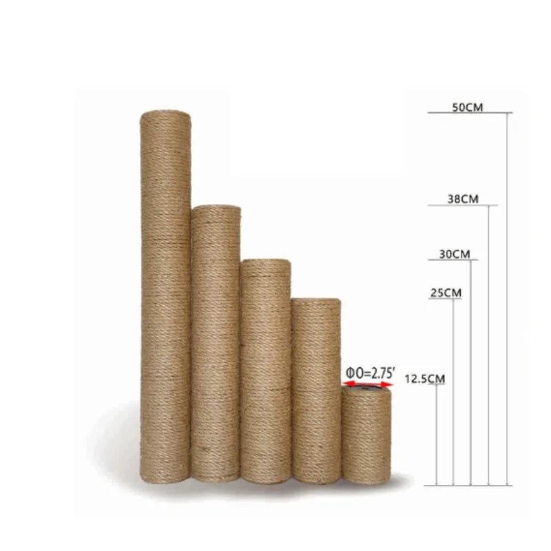 poteau arbre à chat griffoir fait maison