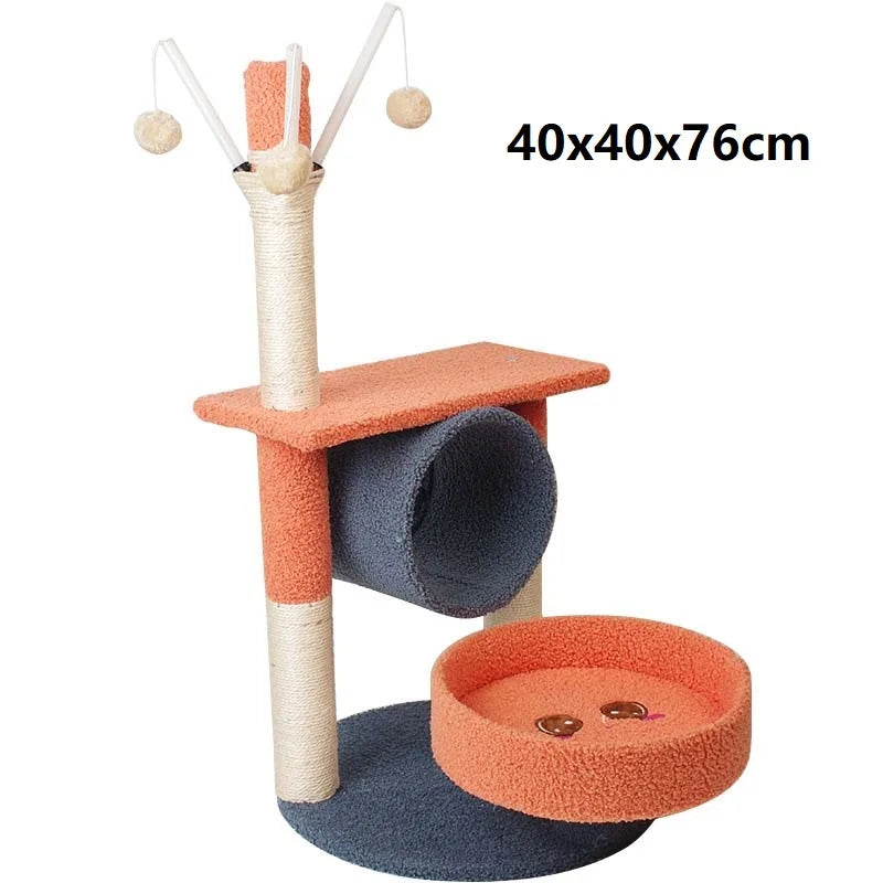 arbre à chat ludique coloré nekonest