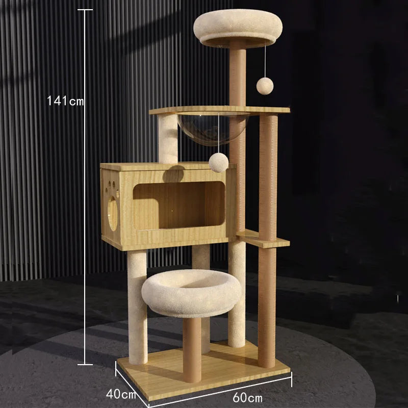arbre à chat avec plateforme