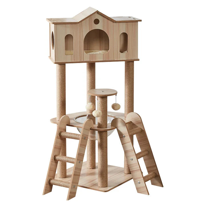 maison pour chat en bois