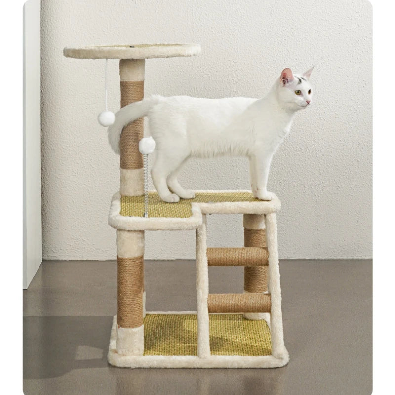 Arbre A Chat Bois Et Sisal Design - Modèle Chiccat
