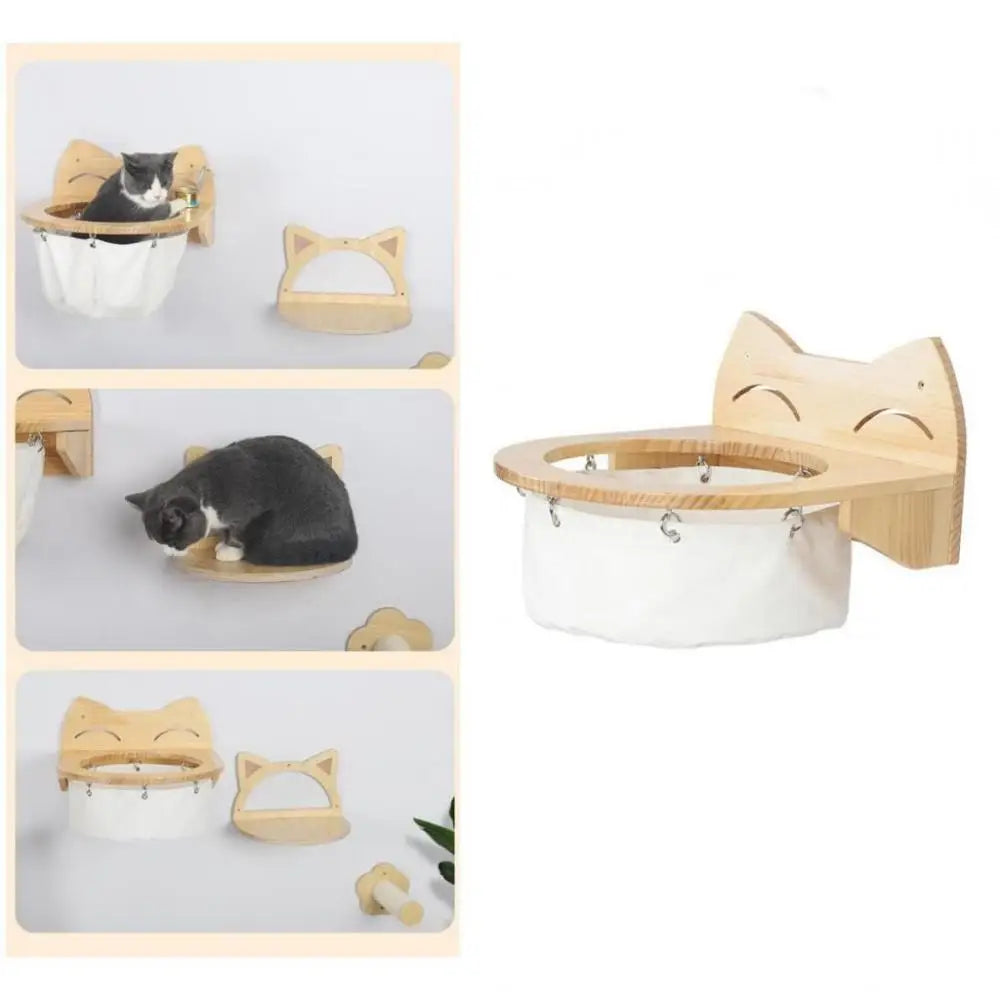 hamac pour chat tigrou en bois