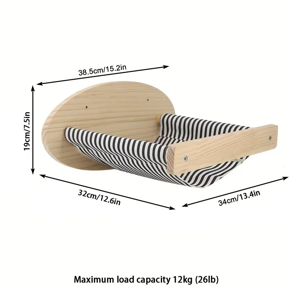 pont suspendu pour stimuler les chats