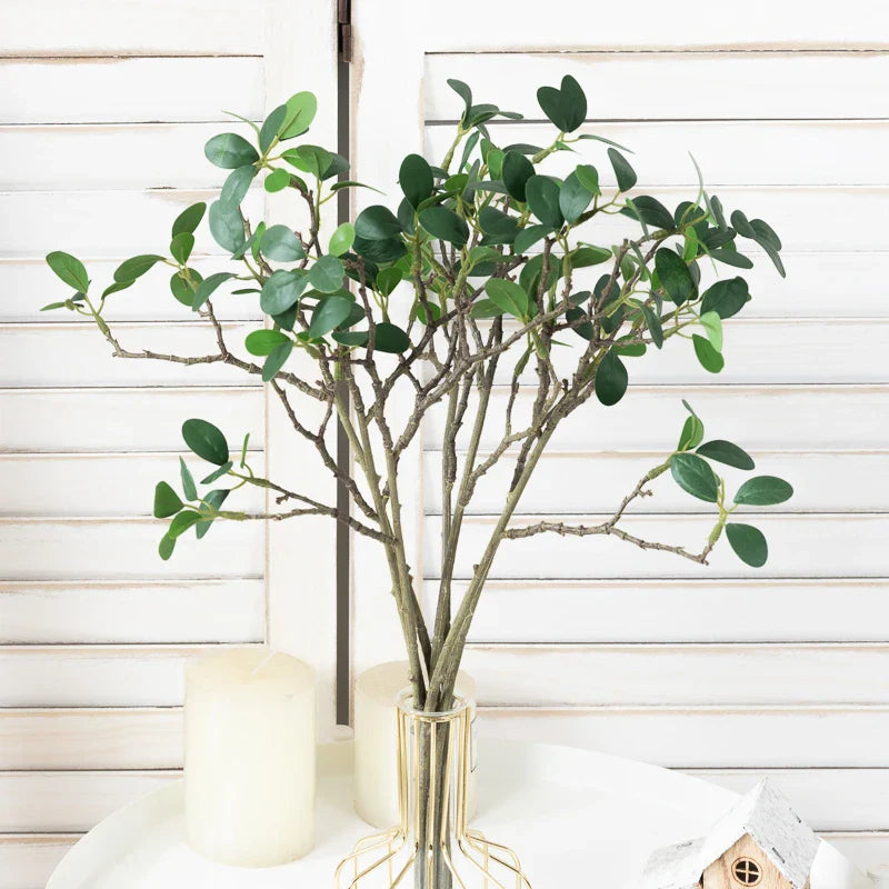 Fausse Branche D'arbre Feuillu 45cm Pour Arbre À Chat Fait Maison - Modèle "leafpaws"