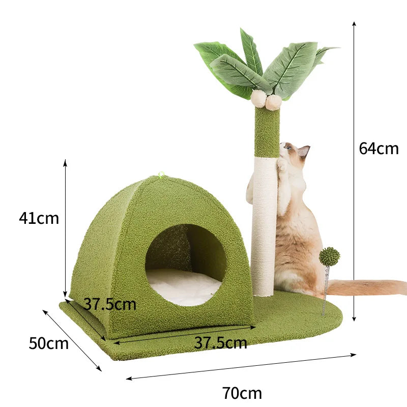 arbre à chat cocotier pour chats