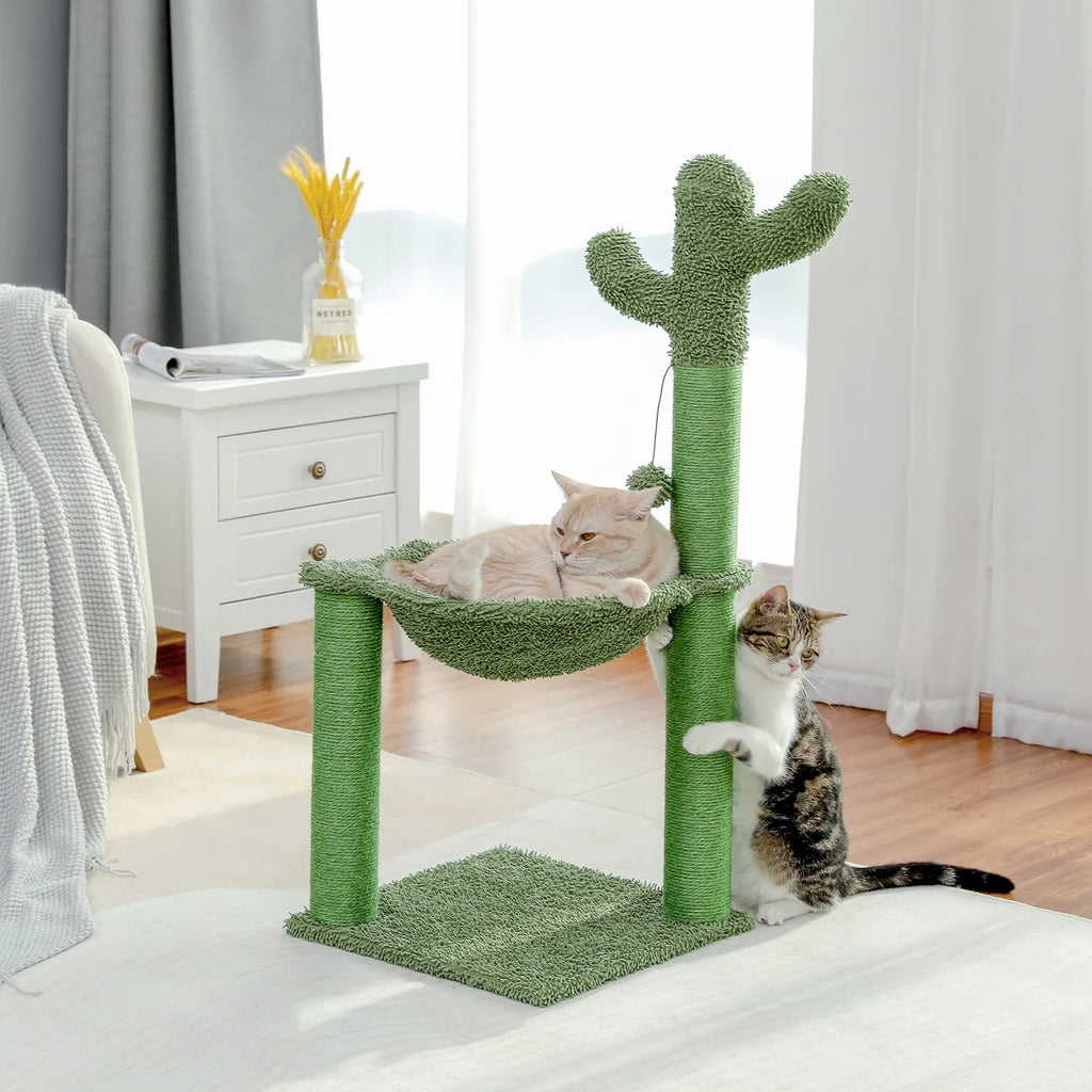 arbre à chat design cactus