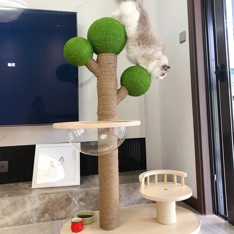 arbre à chat moderne pour jardins