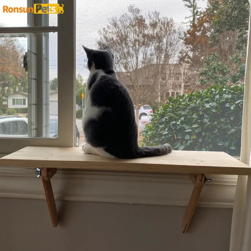 platforme pour chat en bois