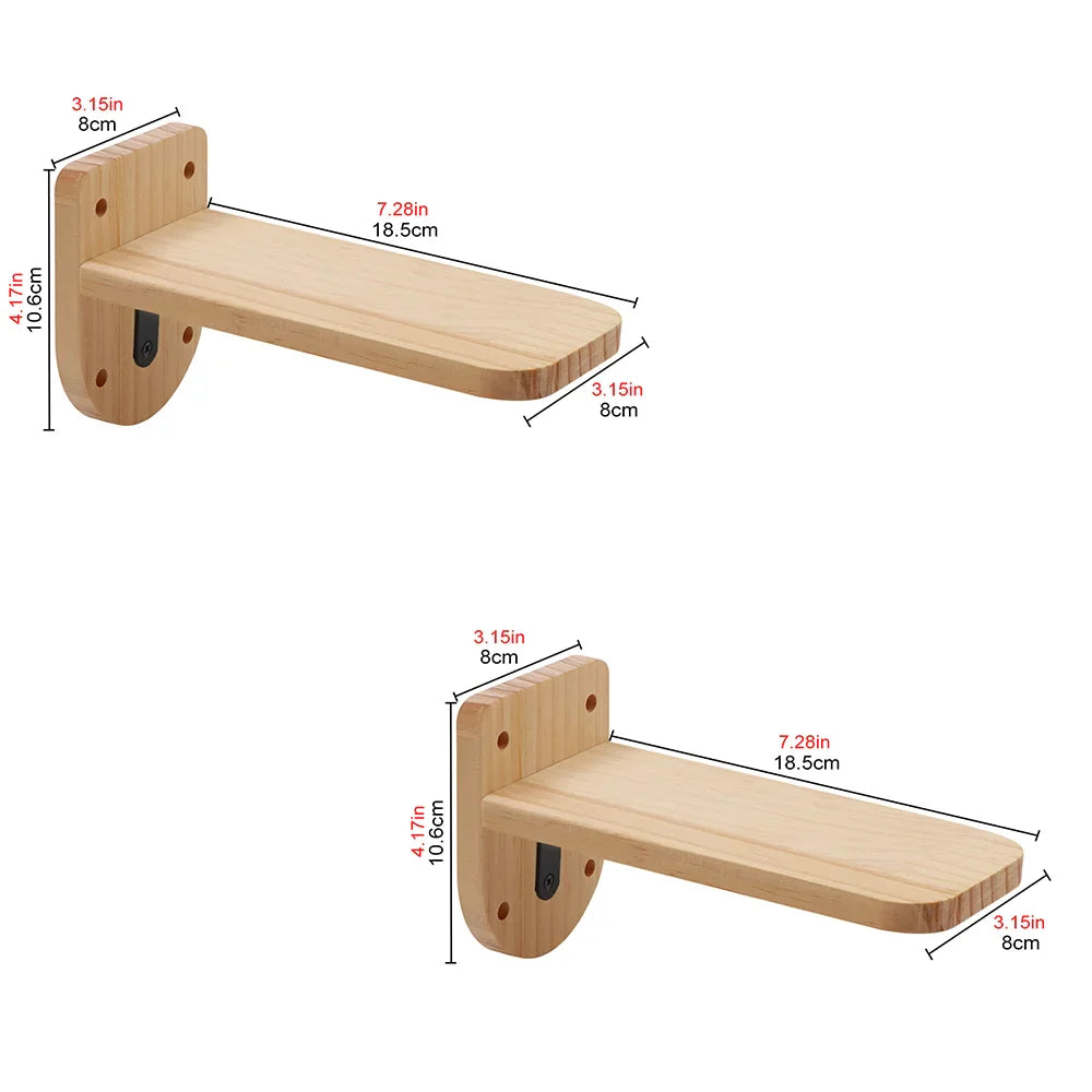 arbre à chat tendance mural en bois