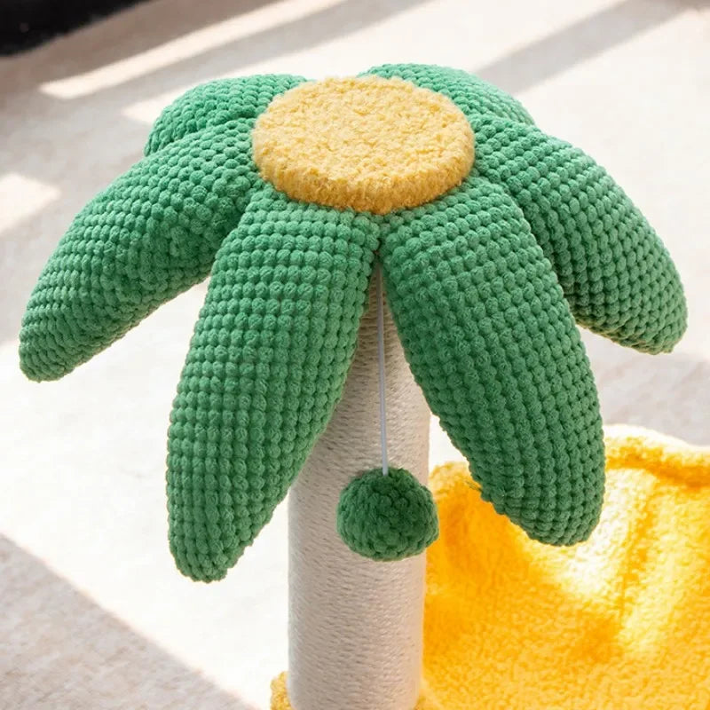 arbre à chat design tropical