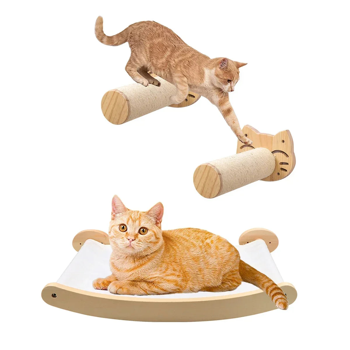 arbre à chat design pont suspendu