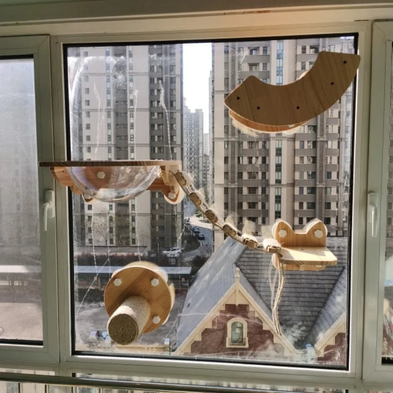 arbre a chat suspendu