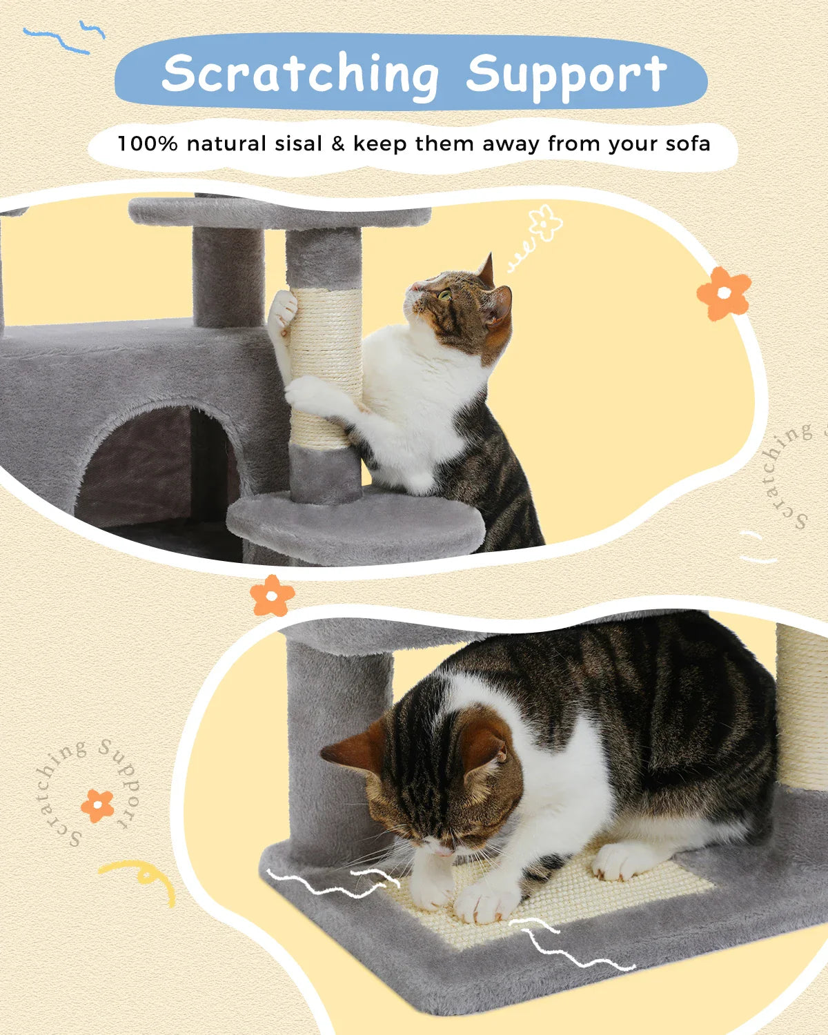 arbre à chat pour chatons cloudpaws