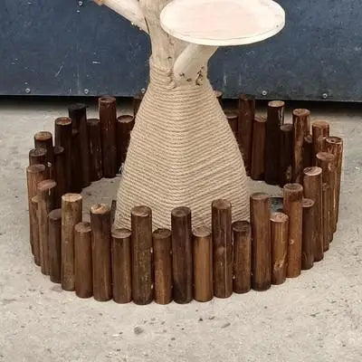 arbre à chat rustique en bois