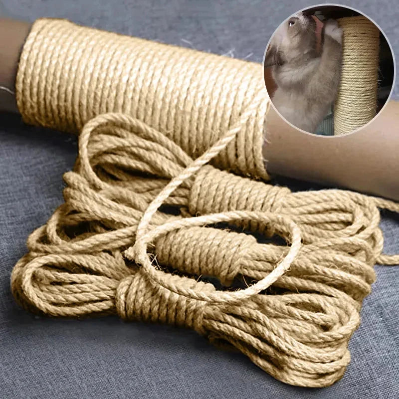 corde de sisal naturel pour griffoir de chat