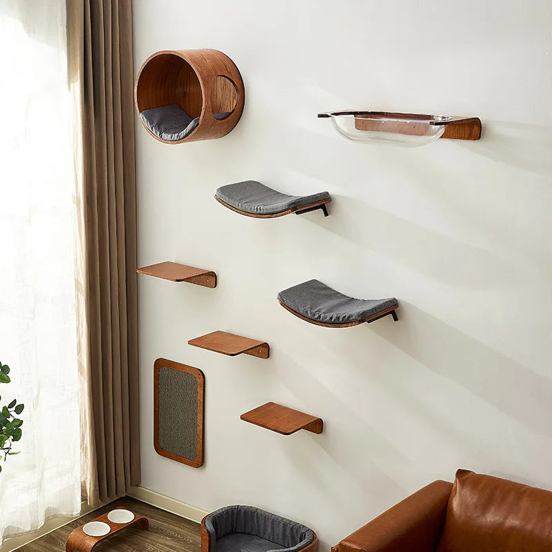 arbre à chat design moderne mural